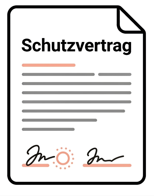 HP ablauf schutzvertrag