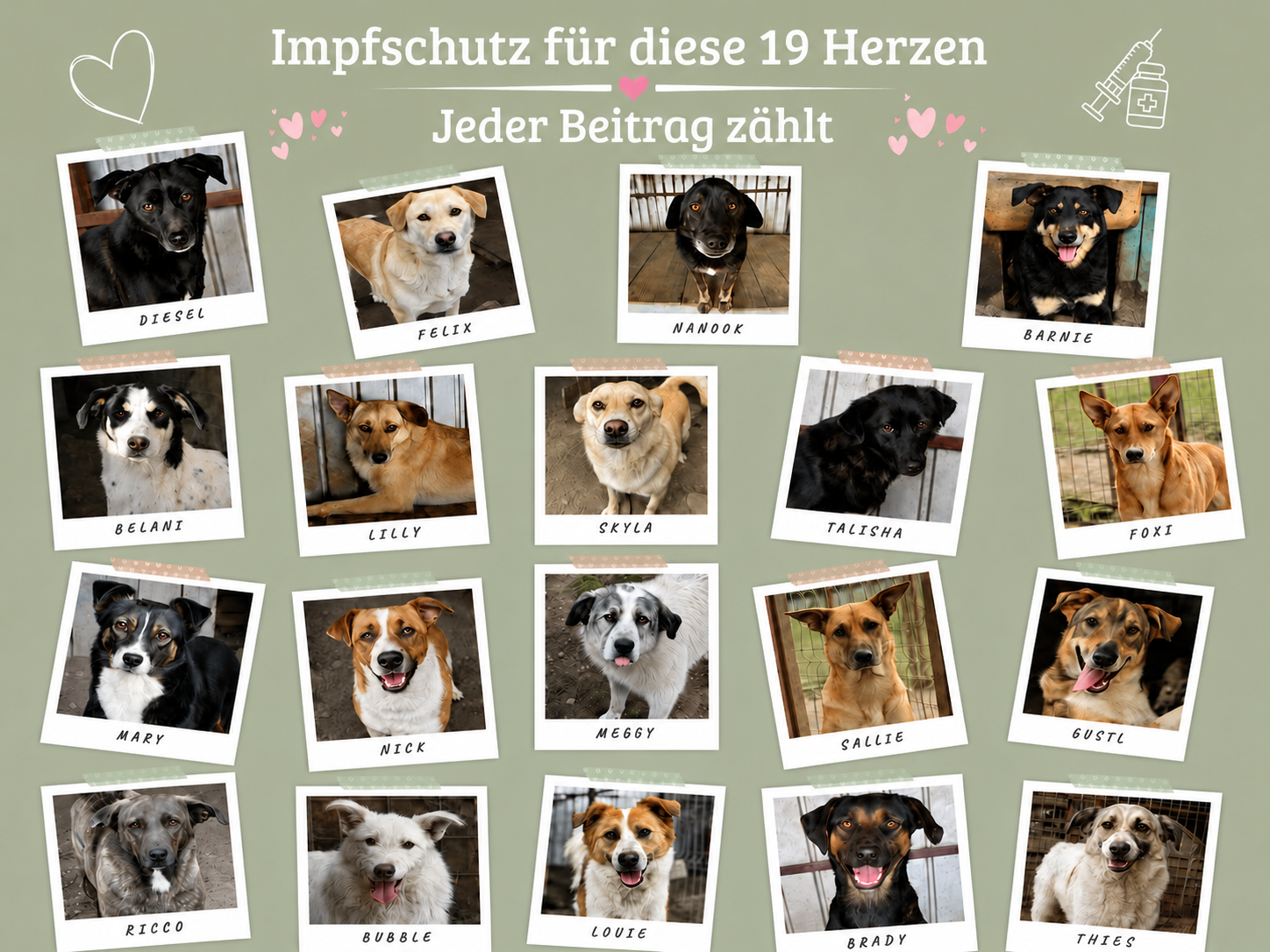 IMPFschutz für 19 Herzen. 💕